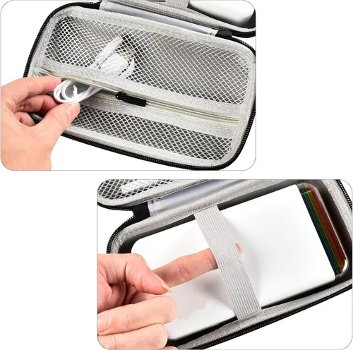 Vista 2 de PAIYULE Funda compatible con Polaroid Hi-Print/2ª generación Bluetooth conectada con impresora de fotos de bolsillo de 2 x 3 pulgadas, bolsa
