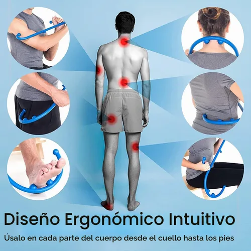 Vista 2 de Mount Plus MP005 - Herramienta de mano para masajeador de espalda, masajeador de espalda y cuello, herramienta de automasaje para terapia de puntos