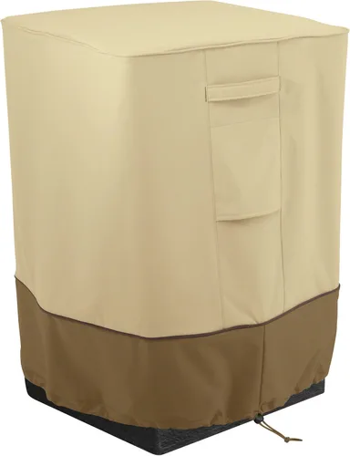 Classic Accessories Veranda - Funda resistente al agua de 21 pulgadas para columna de fuego de patio, fundas para muebles de patio