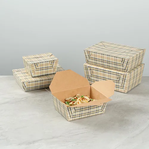 Vista 337 de Restaurantware Bio Tek - Cajas para llevar de 30 onzas, 200 loncheras para llevar, cierre de tabulación, resistentes al calor, desechables, de papel