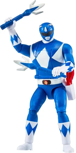 Vista 2 de Mighty Morphin Power Rangers: Re-Ignition - Figura de acción Auto-Morphin Blue Ranger por Playmates Toys