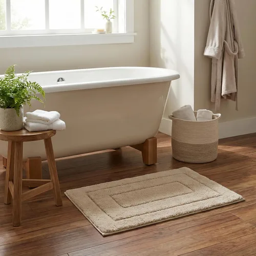GRANNY SAYS Alfombras de baño antideslizantes, 16 x 24 pulgadas, alfombras de baño lavables para baño, tapetes de baño para suelo de baño, tapete de