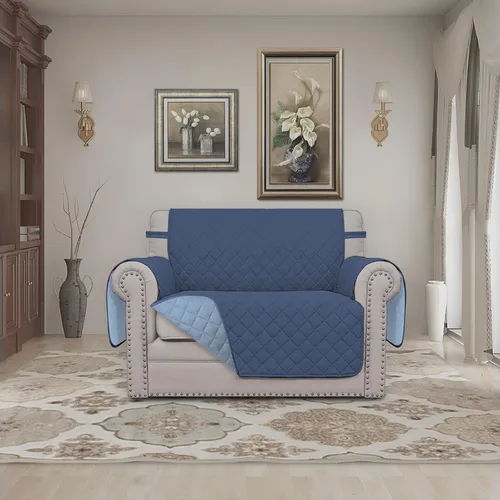 Vista 946 de Easy-Going - Funda reversible para sofá reclinable, resistente al agua, protector de muebles con correas elásticas, para mascotas y niños
