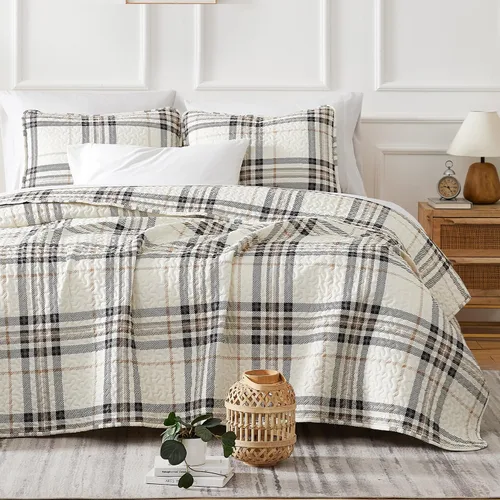Vista 32 de Southshore Fine Linens, The Brickyard Collection -Juego de edredón ligero