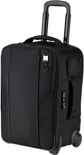 Tenba Roadie - Funda híbrida con ruedas para cámaras y lentes DSLR y sin espejo, compatible con un portátil de 17 pulgadas, color negro (638-713)