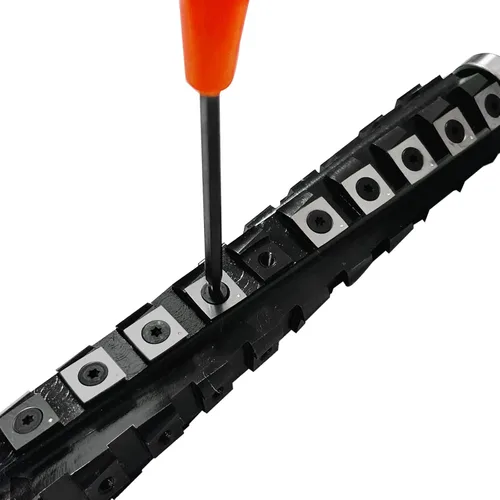 Vista 3 de FOXBC Cabezal de corte helicoidal en espiral de 12-1/2 pulgadas para cepilladora DeWalt DW733 DW734