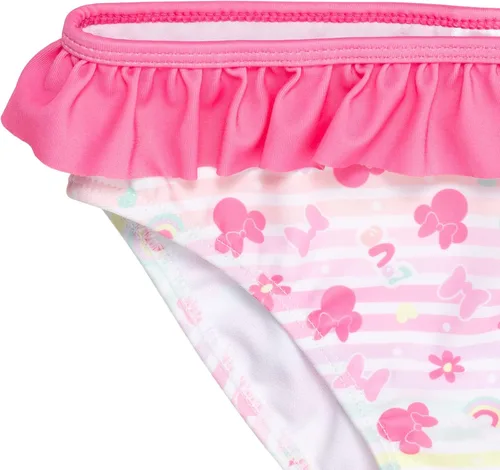 Vista 6 de Disney Conjunto de traje de baño de 3 piezas con parte superior de tankini de princesa Minnie Mouse Frozen y coletero