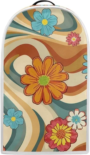 Vista 34 de Talayituse Aztec Tribe Geometric Daisy Print Blender Dust Cover, Fingerprint Protection Cover for Stand Mixer or Coffee Machine, Home Kitchen