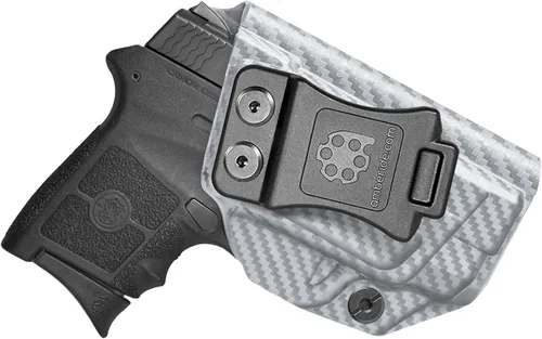 Vista 14 de Amberide IWB Kydex Holster for Smith & Wesson Bodyguard 380 Auto, Concealed Carry, No Optic/No Laser, Adjustable Cant, Posi-Click Retention, Made in