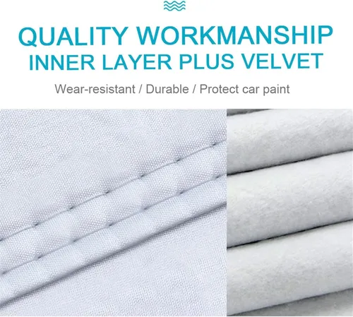 Vista 4 de Funda para auto compatible con Dacia Duster Logan MCV Sandero Stepway impermeable, a prueba de polvo, viento, para hacer frente a la lluvia, nieve