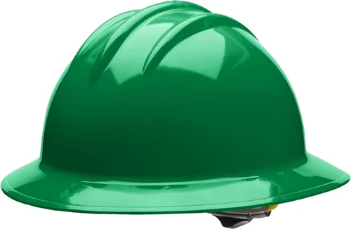 Vista 10 de Bullard 3-Rib C34 Casco de seguridad de ala completa con carcasa espaciosa, suspensión de trinquete de 6 puntos y almohadilla de algodón para cejas
