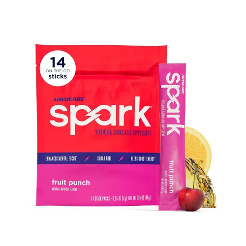 Vista 10 de AdvoCare Spark Cherry Energy Drink 14 bolsas de una sola porción (3.5 onzas)