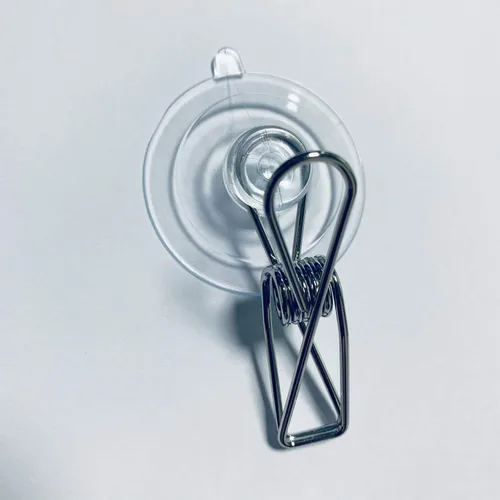 Vista 3 de Clip de ventosa, diámetro de ventosa 1.772 in, paquete de 8