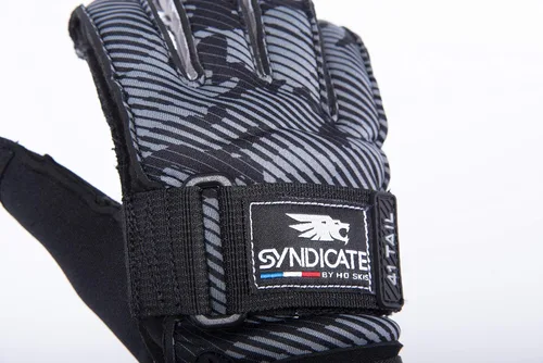 Vista 4 de HO 41 Tail Inside Out - Guantes de esquí acuático para hombre, color negro/camuflaje, talla XXL