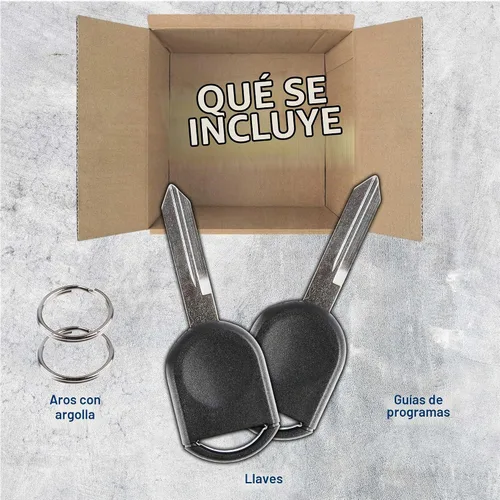 Vista 5 de Juego de llaves de coche con transpondedor remoto para Ford 2000-2016