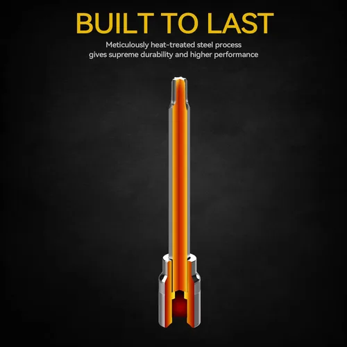 Vista 7 de Renekton Juego de llaves de vaso Torx extra largas de 3/8", Star T25-T60, S2 y CR-V, 7 piezas