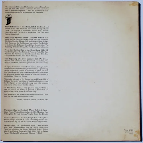 Vista 2 de The Indiana Sesquicentennial Commission Presents Indiana