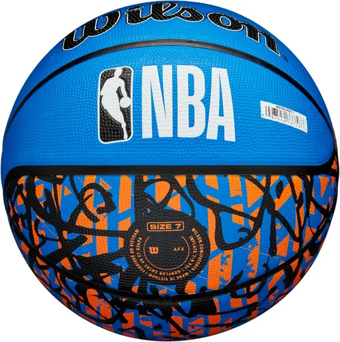 Vista 6 de Wilson NBA Team Balones de baloncesto con diseño de grafiti - Talla 7 - 29.5