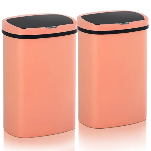 Vista 22 de Basurero de cocina con sensor de movimiento de 13 galones, cubo de basura con sensor automático de 50 L, cubo de basura inteligente con tapa
