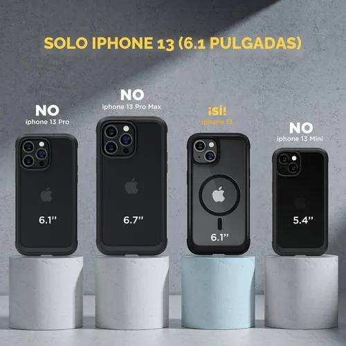 Vista 8 de Miracase - Funda para iPhone SE de 3ª/2ª generación 2022 2020 de cuerpo completo con protector de pantalla de vidrio integrado, resistente Negro