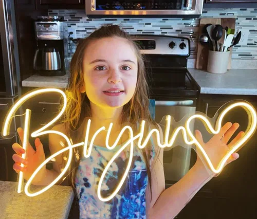 Custom Neon Signs Customizable Neon Signs for Wall Decor,Custom LED Sign Personalized Neon Lights for Bedroom Nail Salon Wedding Birthday Party