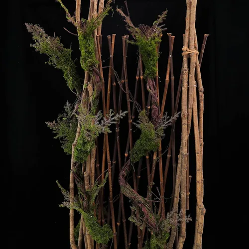 Vista 8 de 78" Large Bendable Fake Tree Trunk Branch Wall Hanging Moss Vine