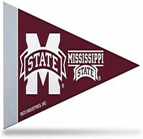 Vista 7 de Rico Industries NCAA - Juego de mini banderines de fieltro de 4 x 9 pulgadas (incluye 8 piezas)