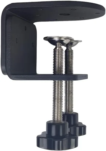 Vista 2 de Soporte universal para microscopio ajustable, base de soporte para microscopio con abrazadera de 1.260 in y 0.984 in, poste de soporte