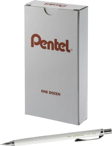 Vista 5 de Pentel Orenz - Portaminas (0.008 in), barril blanco, paquete de 1 (PP502BP)