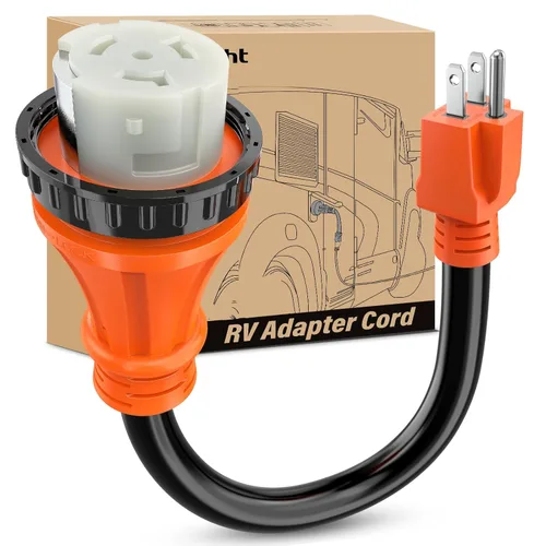 Vista 12 de Nilight Adaptador de corriente para autocaravana, enchufe macho a hembra, cable eléctrico resistente STW, cables impermeables para caravana