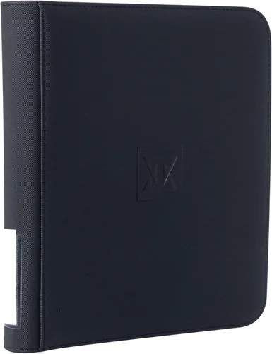 Toploader Binder Holds 160 Top Loaders, 4-Pocket Side Loading Card Storage Binder for Trading Cards, TCG, Sports Cards in 3 x 4'' Toploaders (Black)
