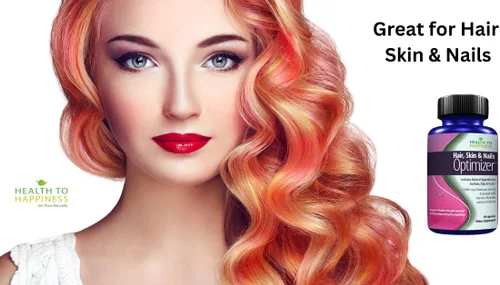 Vista 5 de Fórmula de crecimiento del cabello – para hacer que tu cabello crezca y brille la piel Optimizador de cabello, piel y uñas con 5000 Mcg