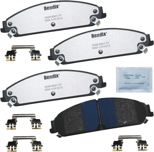 Vista 123 de Pastillas de freno Bendix Fleet Metlok MKD52FM para Apollo, Centurion, Century, Chasis Comercial, Electra, Estate Wagon, GS, 50, 400, 455, LeSabre