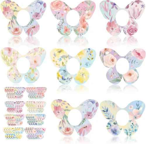 Paquete de 32 parches adhesivos compatibles con Dexcom G7, parches de sensor CGM cubiertas de sensor de glucosa de mariposa sobre parches,