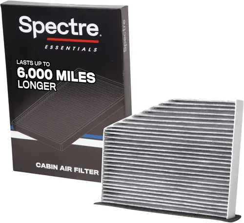 Vista 7 de Filtro de aire de cabina Spectre Essentials de K&N: Premium, vida útil un 50 por ciento más larga: Compatible con selectos 2015-2020 FORD/LINCOLN