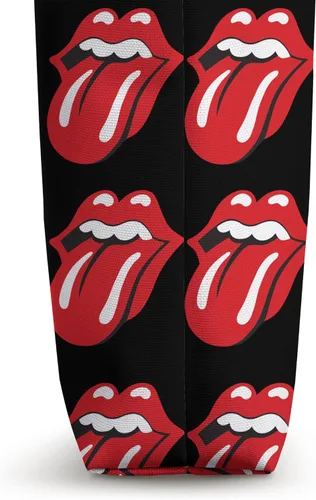 Vista 3 de Bolsa oficial Rolling Stones Classic Repeat Lengue negra, Negro