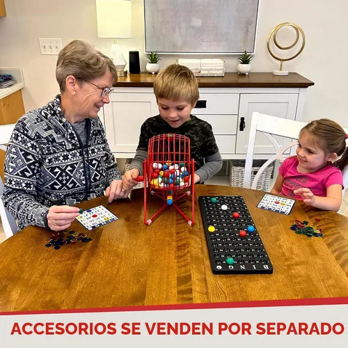 Vista 3 de Mr. Chips, Inc set de bolas de bingo fáciles de leer, de 7/8 pulgadas, profesionales, resistentes a los rayones y borrones, con tecnología patentada