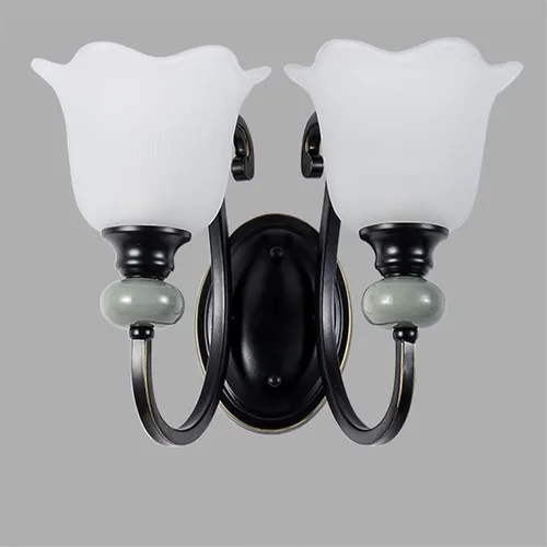 Vista 9 de Lámparas de pared europeas LED – Lámpara de pared de estilo industrial retro, lámpara de pared para dormitorio, pasillo, accesorios de vida, lámpara