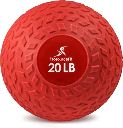 Vista 23 de ProsourceFit Slam Medicine Balls 5, 10, 15, 20, 25, 30, 50lbs Smooth and Tread Textured Grip Dead Weight Balls for Strength and Conditioning