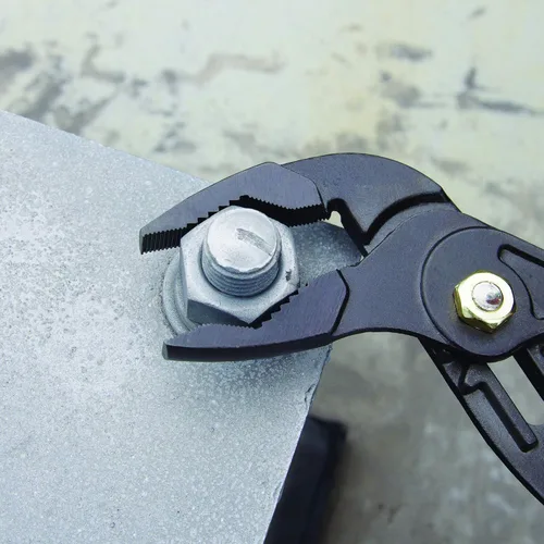 Vista 5 de FUJIYA Tools, 130-200-BG, alicates ligeros para bomba de agua, color negro y dorado, 8 pulgadas