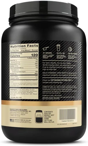 Vista 10 de Optimum Nutrition Estándar dorado 100% Proteína de Suero de Leche en Polvo, Pie de lima, 1.8 Libra