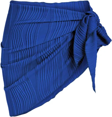 Vista 39 de ZAFUL - Pareo de mujer, pareo de playa, pareo transparente para bikini, pareo de gasa para traje de baño 0- Café