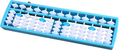 Vista 11 de Larcele Abaco de conteo aritmético de cuentas con botón de reinicio, 13 columnas SP-02 (negro 2)