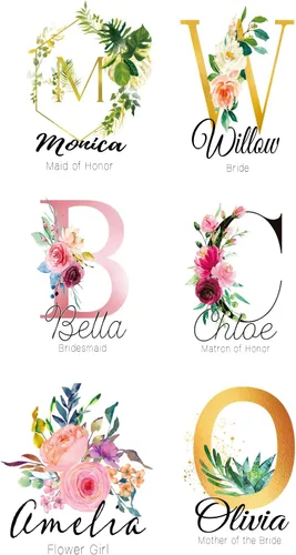 Vista 2 de Generic Women's Satin Kimono Robe - Personalized Wedding Robes for Bridesmaids & Brides - White, Blush, Champagne, Dusty Rose - Sizes Toddler to