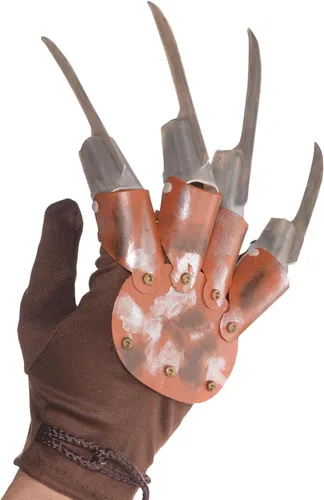 SUIT YOURSELF Freddy Krueger - Guante para adultos, accesorio de Halloween, pesadilla en Elm Street, talla única, cuchillas adjuntas, Varios colores