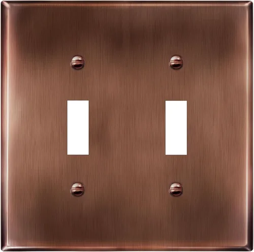 Vista 16 de LIDER Placa de Pared de Metal para Interruptor de Luz de Palanca, Cubierta de Interruptor de Acero Inoxidable, Resistente a la Corrosión