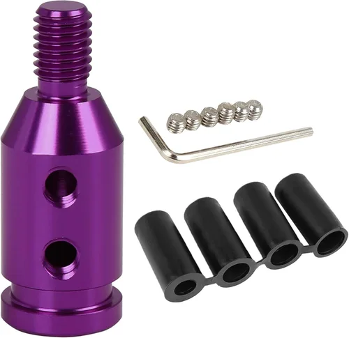 Vista 11 de X AUTOHAUX M10 X 1.5 - Adaptador universal de pomo de cambio de marchas para coche, color negro, para palanca de cambios sin rosca