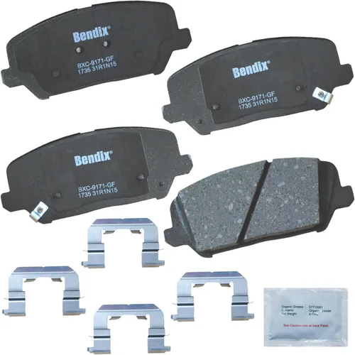 Vista 32 de Bendix Pastillas de freno delanteras de cerámica Priority1 CFC465AK2 para Acura EL 2005-1997, Honda Civic 2011-1996, Insight 2014-2010