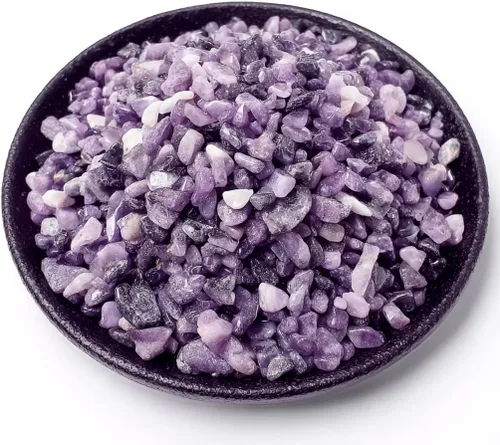 Vista 32 de Chips de Cristal de Amazonita Pulida 200 Piezas - 0.3" 10 oz Chips de Piedra Pulida Chips de Piedras de Vidrio Marino Triturado Piedras de Cristal