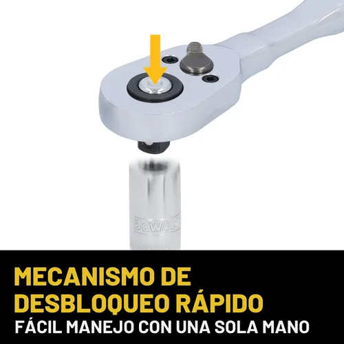Vista 7 de DEWALT Juego de herramientas mecánicas, 84 piezas (DWMT81531)